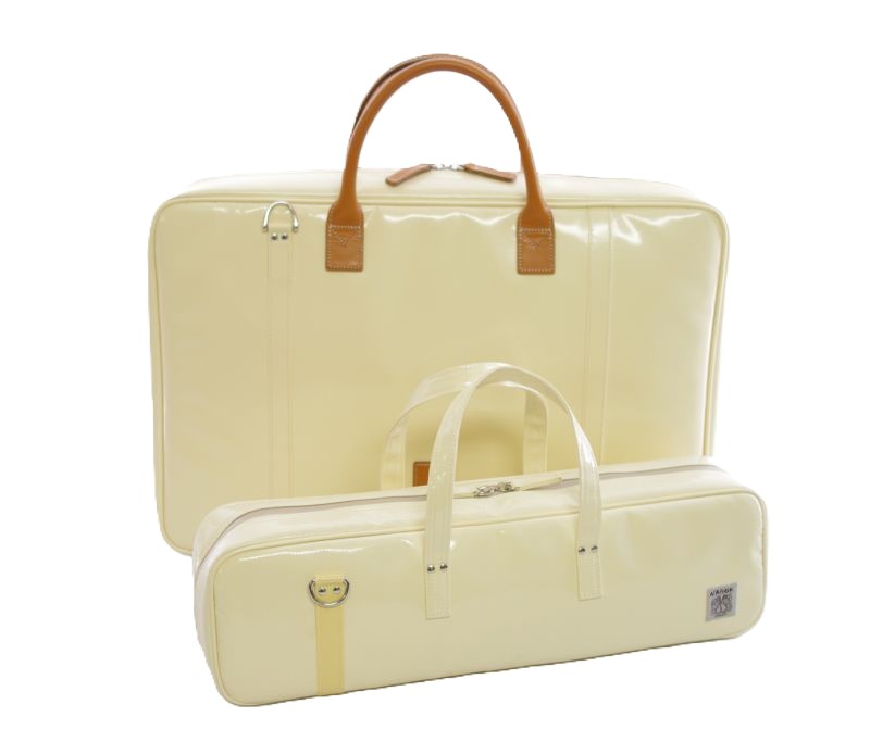 Photo: NAHOK Flute & Piccolo Case Bag C Foot [Grand Master2/wf] Cream / Bamboo {Waterproof, Temperature Adjustment & Shock Absorb}