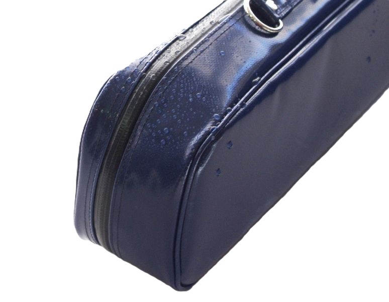 Photo3: NAHOK Alto Flute Case Guard B Foot [Krysar/wf] Deep Blue / Ivory {Waterproof, Temperature Adjustment & Shock Absorb}