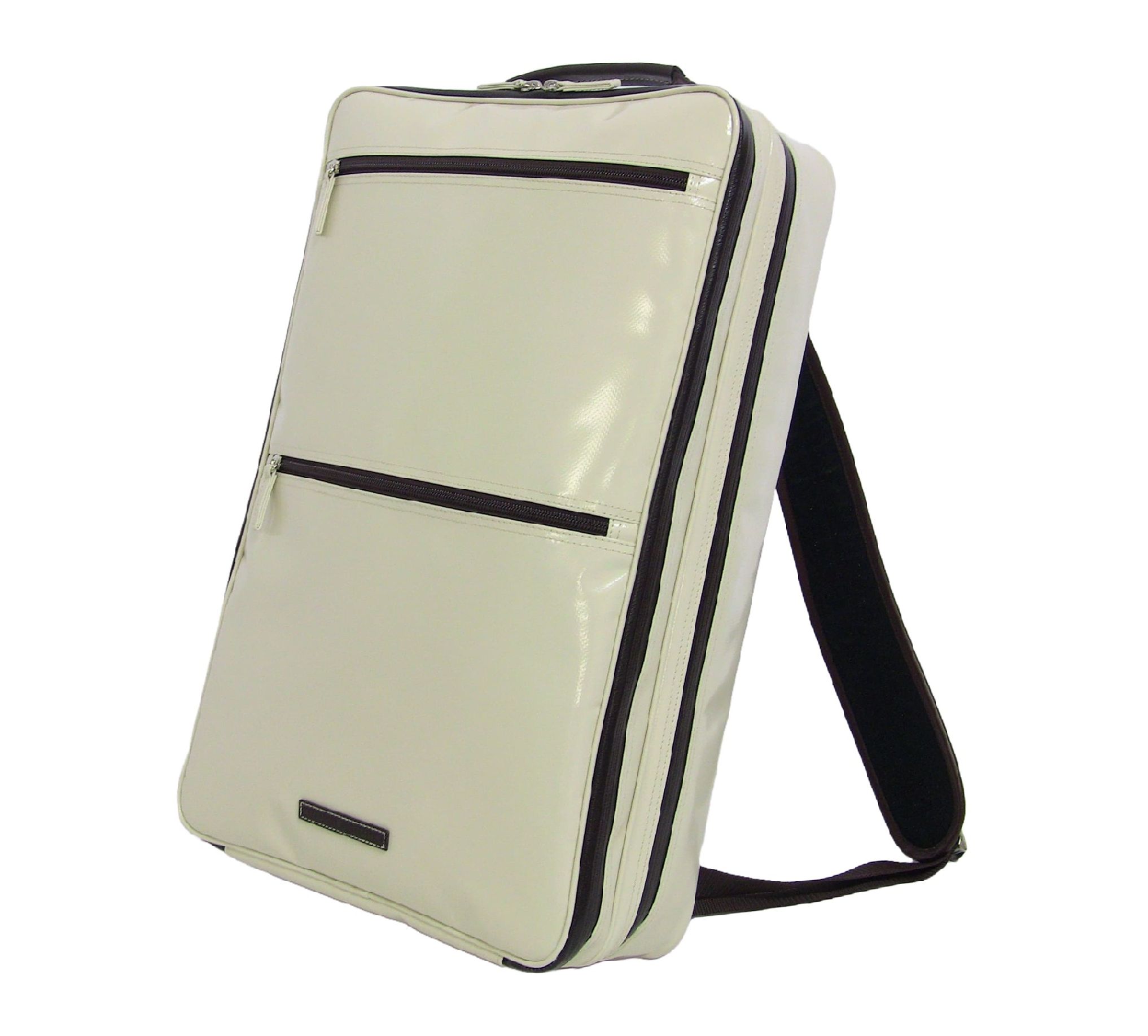 Photo1: NAHOK W Case 2 Compart Backpack [Carlito 2/wf] for Flute Players Ivory {Waterproof, Temperature Adjustment & Shock Absorb}