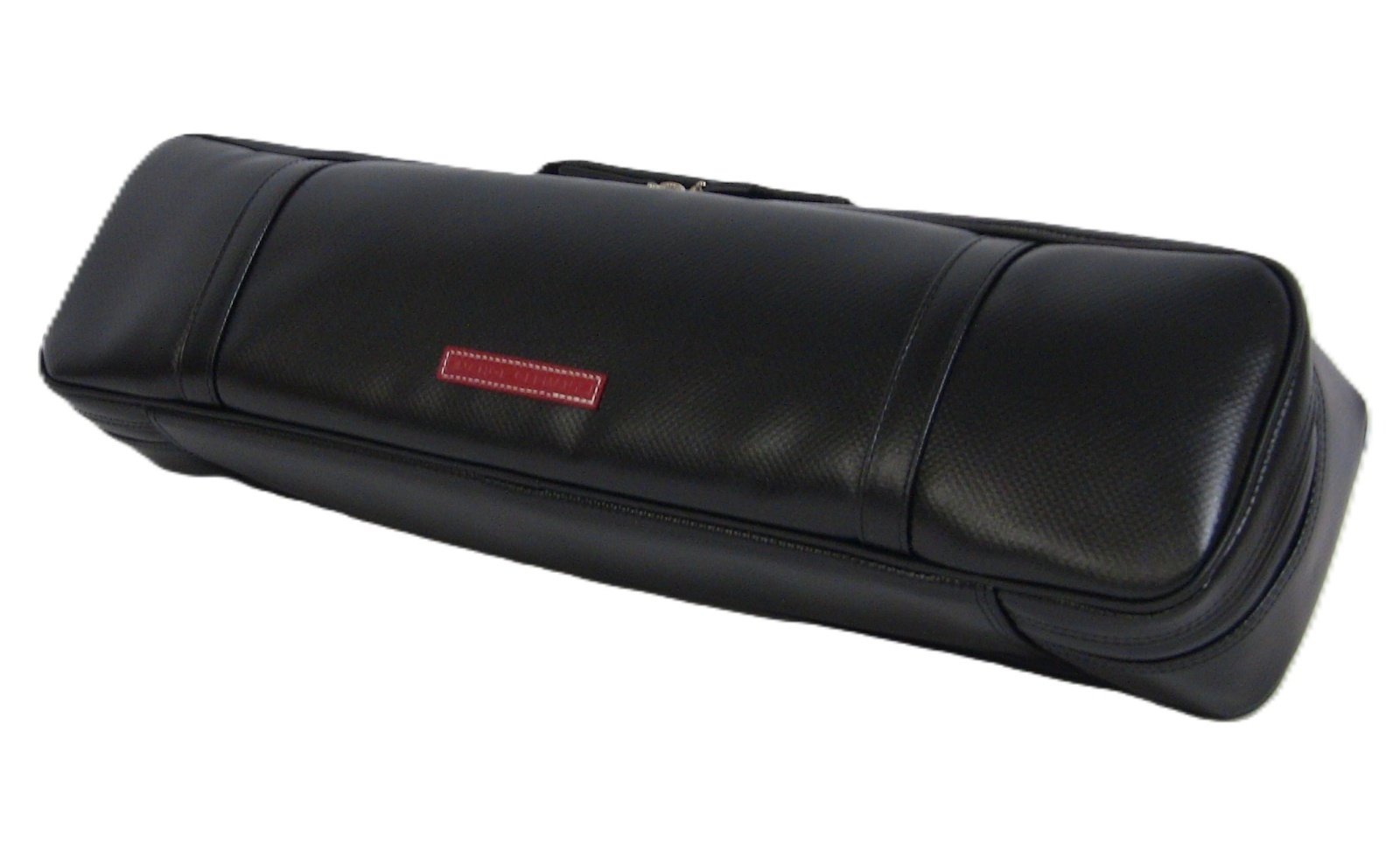 Photo1: NAHOK Alto Flute Case Guard C Foot [Krysar/wf] Matte Black / Red Leather Emblem {Waterproof, Temperature Adjustment & Shock Absorb}