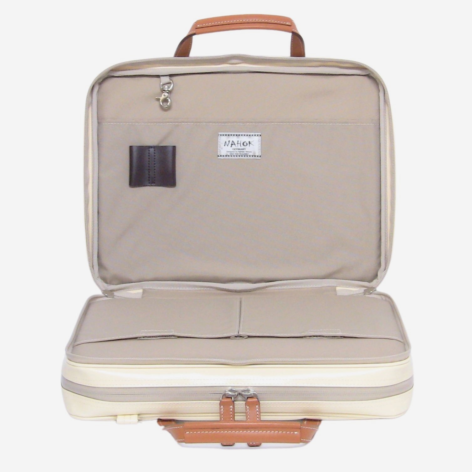 Photo: NAHOK Briefcase for Oboe [Cantabile/wf] Cream / White {Waterproof, Temperature Adjustment & Shock Absorb}