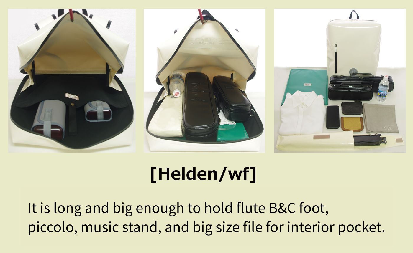 Photo: Lightweight Backpack [Helden/wf] for Flute Players Black