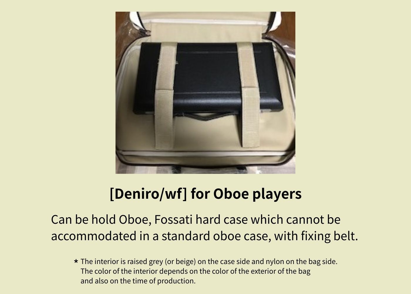 Photo: NAHOK 2 Compartment Bag 43 for Oboe bigger [Deniro/wf] Matte Light Grey / Navy Blue {Waterproof, Temperature Adjustment & Shock Absorb}