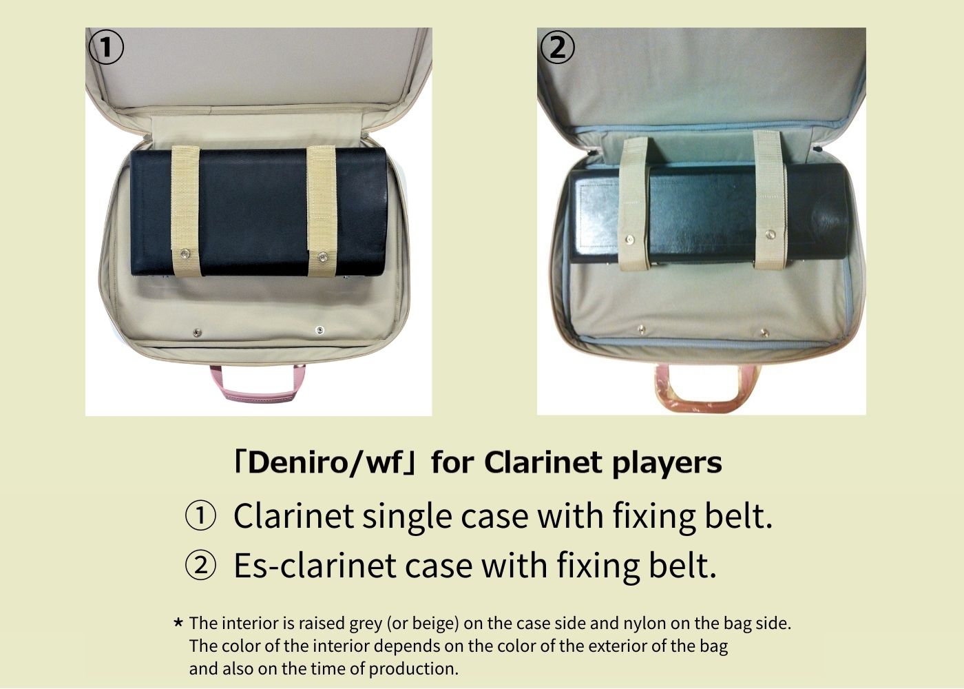 Photo: NAHOK 2 Compartment Bag 43 for Clarinet  [Deniro/wf] Matte Black {Waterproof, Temperature Adjustment & Shock Absorb}