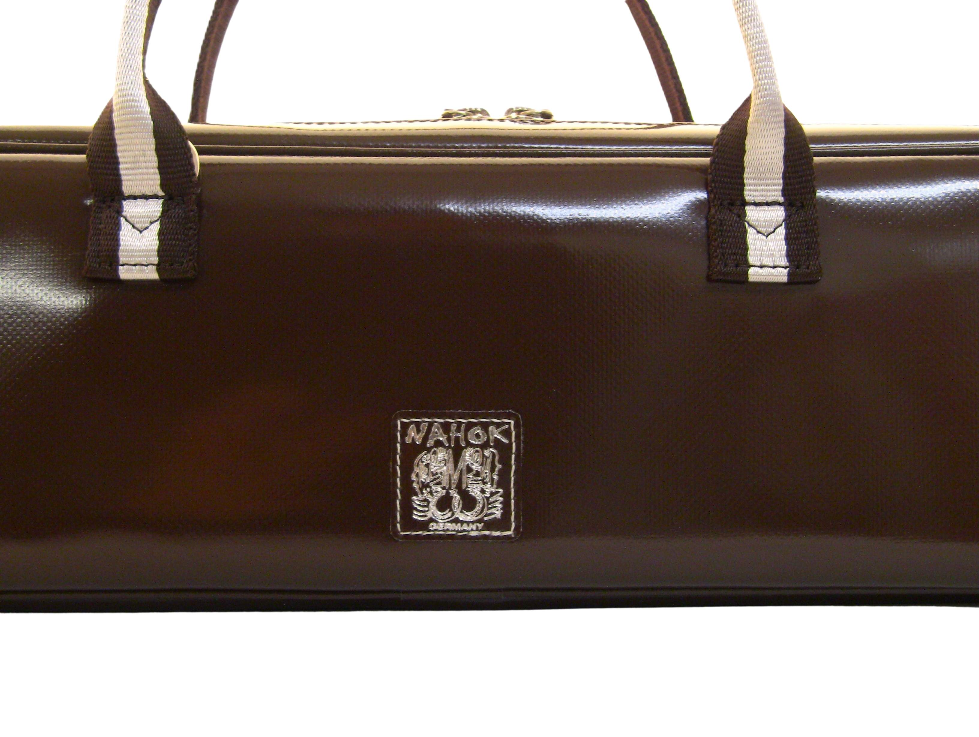 Photo6: For B&C foot, NAHOK Flute & Piccolo Case Bag [Grand Master3/wf] Chocolate / Chocolate & Silver Handle {Waterproof, Temperature Adjustment & Shock Absorb}