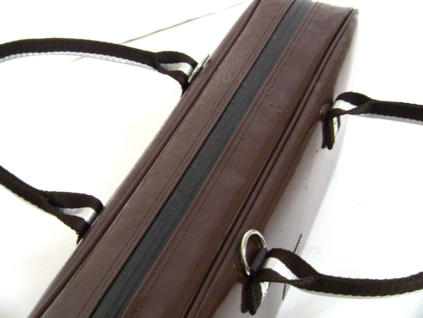 Photo3: For B&C foot, NAHOK Flute & Piccolo Case Bag [Grand Master3/wf] Chocolate / Chocolate & Silver Handle {Waterproof, Temperature Adjustment & Shock Absorb}